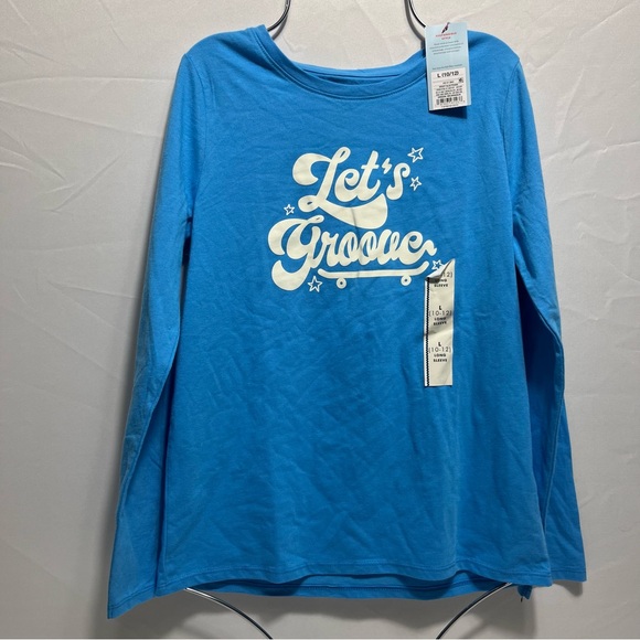 Girls' Long Sleeve Cat & Jack‚ Bright Blue Sz 10/12 NWT - Picture 3 of 7